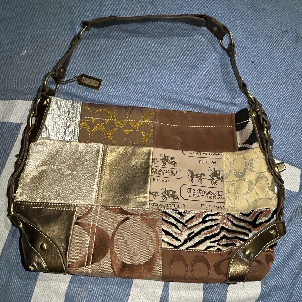 vintage coach animal print